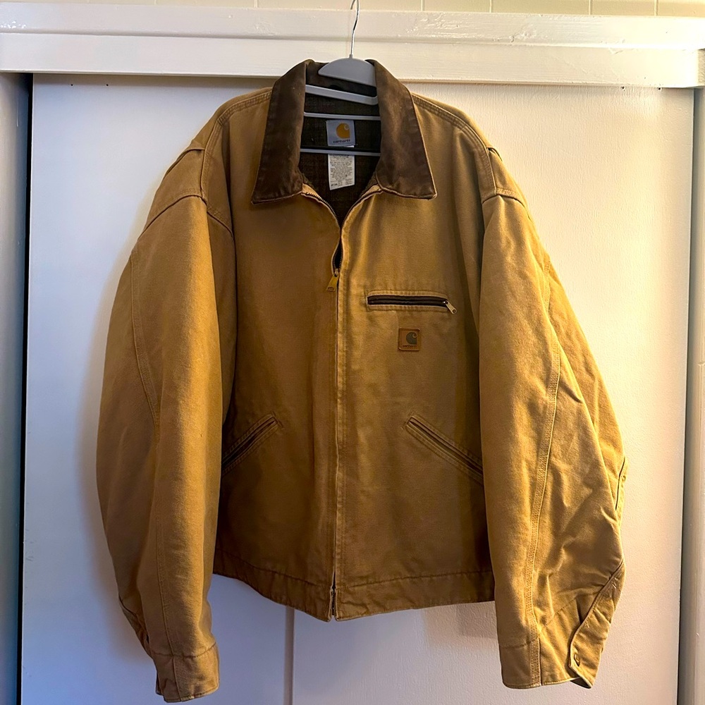 Carhartt Men's Tan Bomber Jacket
